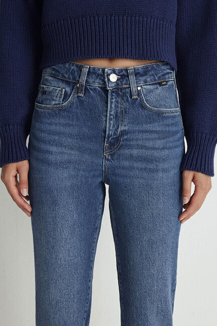 Kadın Cındy Classic Jean Pantolon 100277-87925 Mavi - Thumbnail