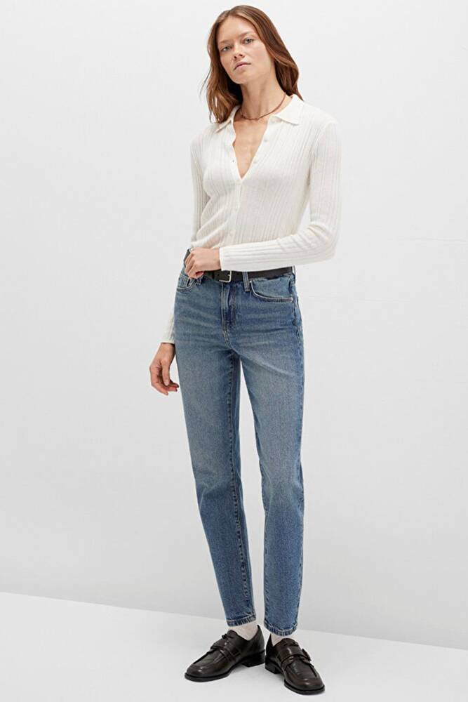 Kadın Cindy Classic Jean Pantolon 100277-90498 Mavi 