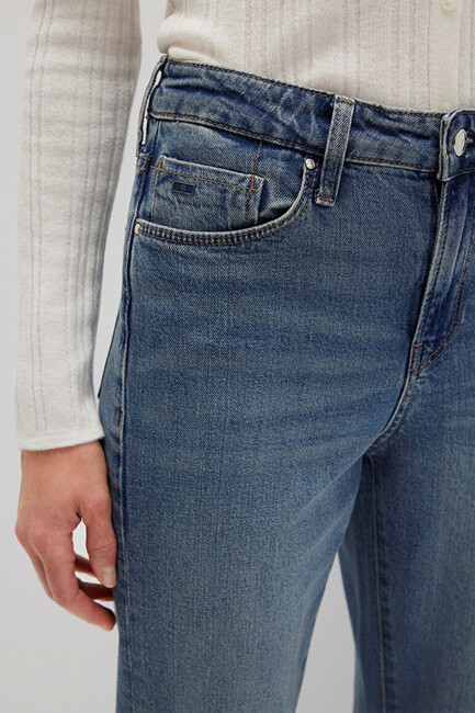 Kadın Cindy Classic Jean Pantolon 100277-90498 Mavi - Thumbnail