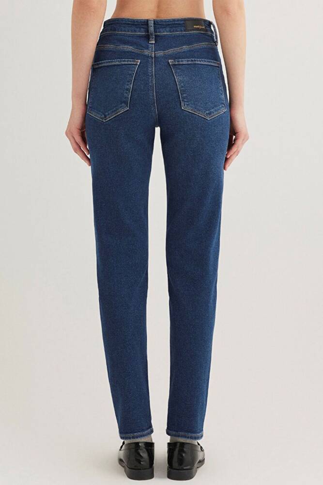 Kadın Cindy Gold Shape Jean Pantolon 100277-33687 Mavi - 6