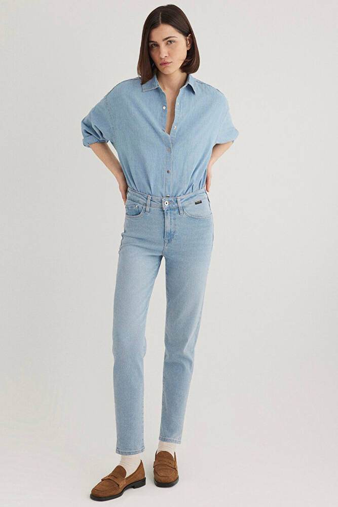 Kadın Cindy Jean Pantolon 100277-84410 Mavi 