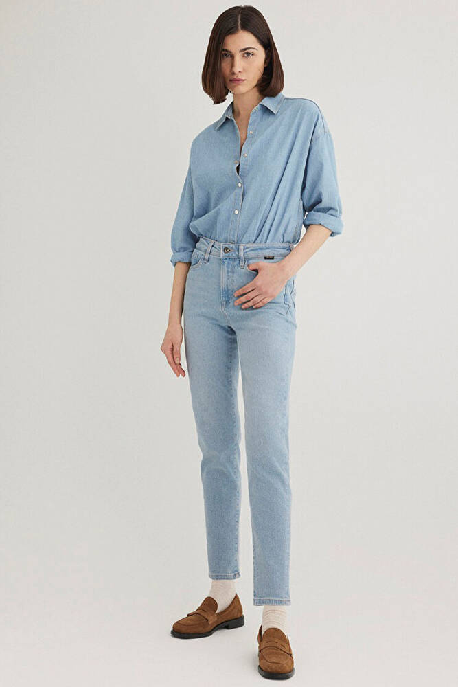 Kadın Cindy Jean Pantolon 100277-84410 Mavi 