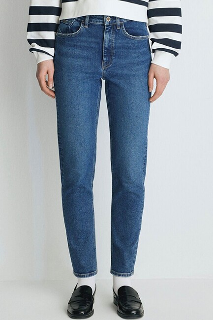 Kadın Cindy Kolej Jean Pantolon 100277-85272 Mavi (3)