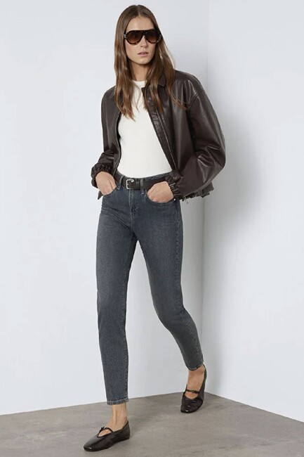 Kadın Cindy Premium Blue Jean Pantolon 100277-89936 Mavi (1)