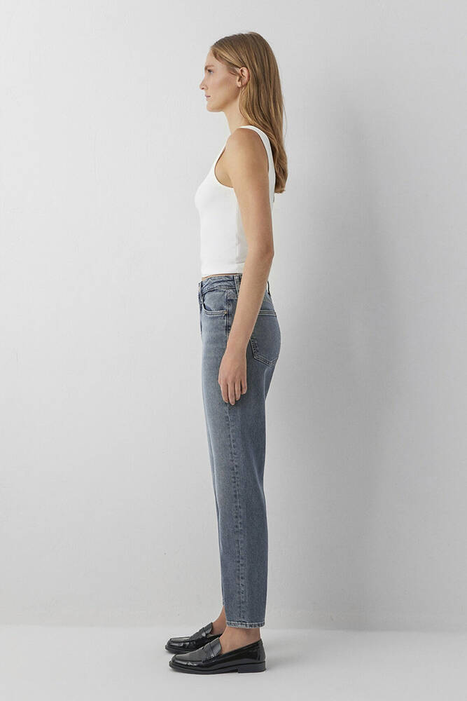 Kadın Cındy Premium Blue Jean Pantolon 100277-A3809 Mavi - 4