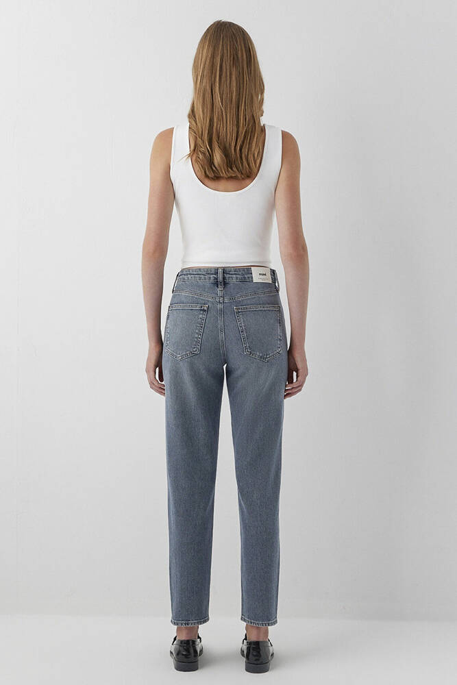 Kadın Cındy Premium Blue Jean Pantolon 100277-A3809 Mavi - 5