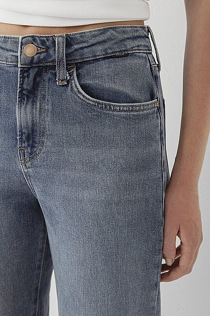 Kadın Cındy Premium Blue Jean Pantolon 100277-A3809 Mavi - 6