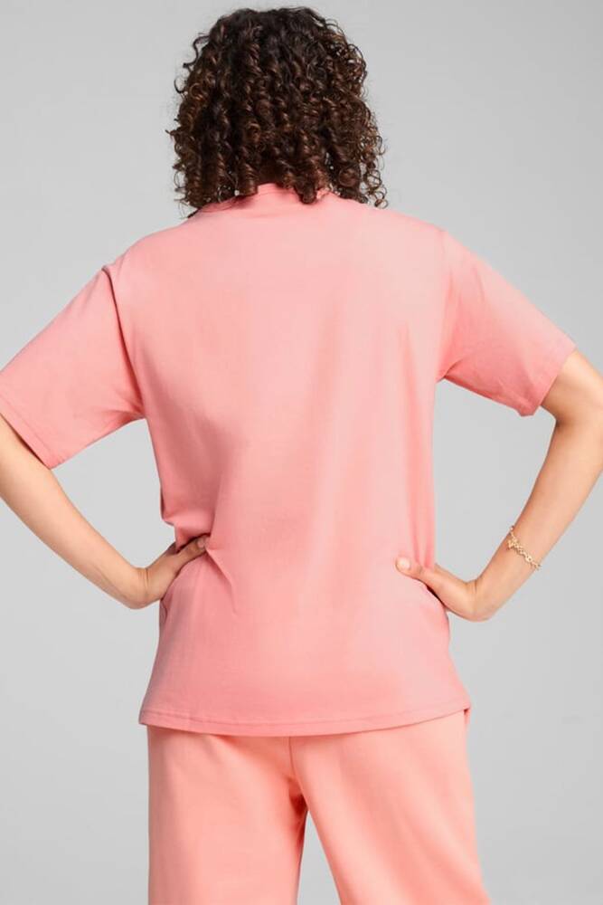 Kadın Class Relaxed Tişört 685031-18 Pembe 