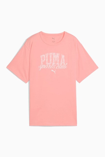 Kadın Class Relaxed Tişört 685031-18 Pembe - Thumbnail