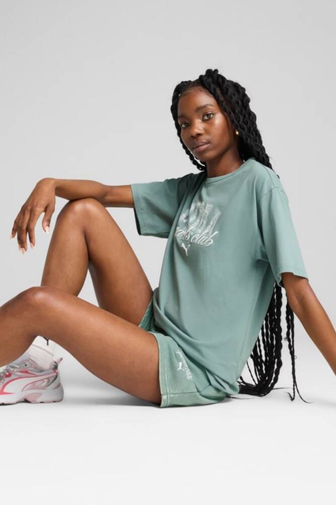 Kadın Class Relaxed Tişört 685031-30 Yeşil 