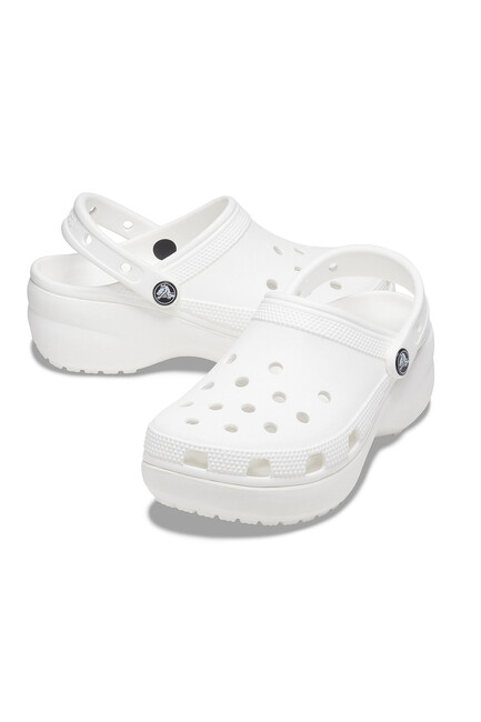 Kadın Classic Platform Clog W Terlik 206750_100 Beyaz (2)