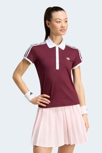 Kadın Classics Polo Tişört KY8891 Bordo (1)