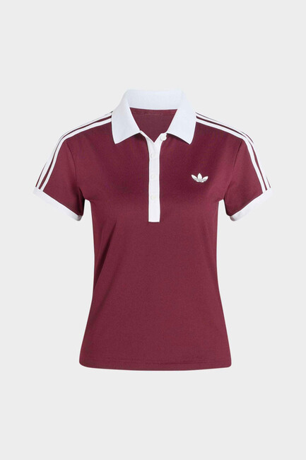 Kadın Classics Polo Tişört KY8891 Bordo - Thumbnail