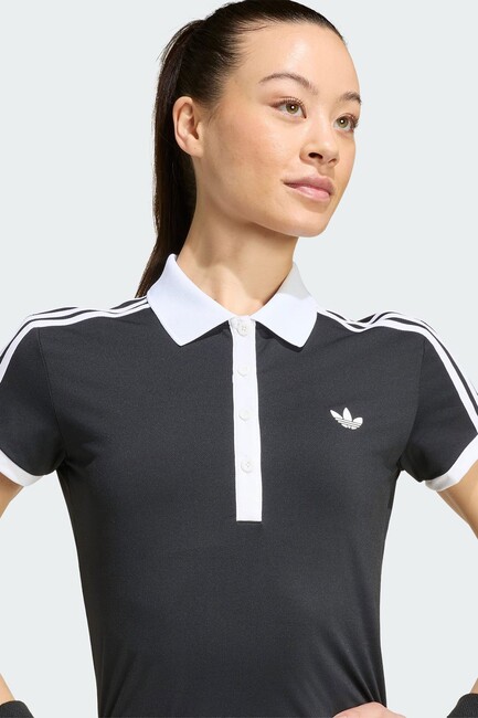 Kadın Classics Polo Tişört KY8892 Siyah - Thumbnail