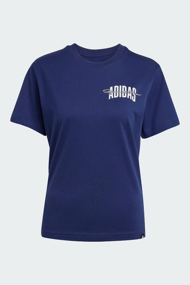 Kadın Colleg Tişört JV8546 Lacivert 