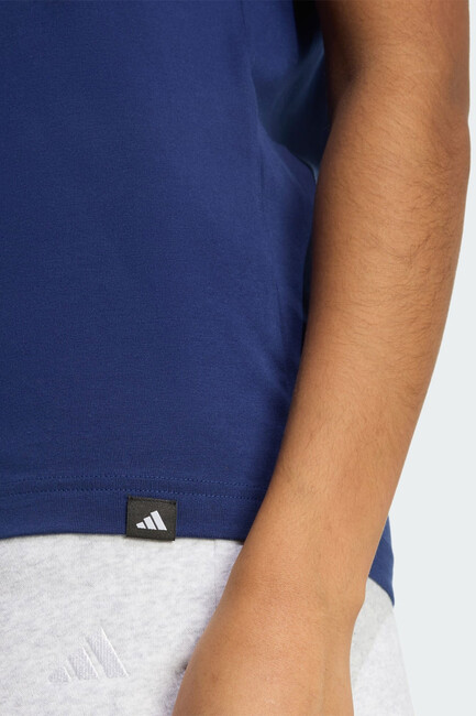 Kadın Colleg Tişört JV8546 Lacivert - Thumbnail