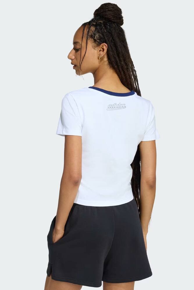 Kadın Colour Icon Tişört KA5079 Beyaz 