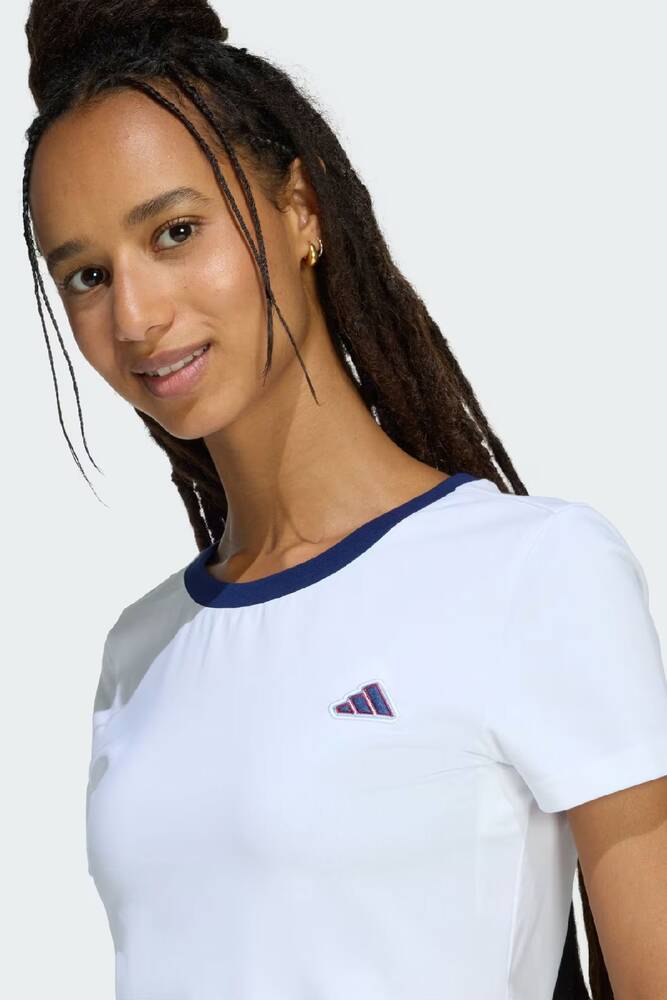 Kadın Colour Icon Tişört KA5079 Beyaz 