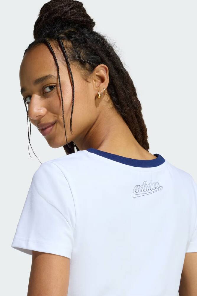 Kadın Colour Icon Tişört KA5079 Beyaz 
