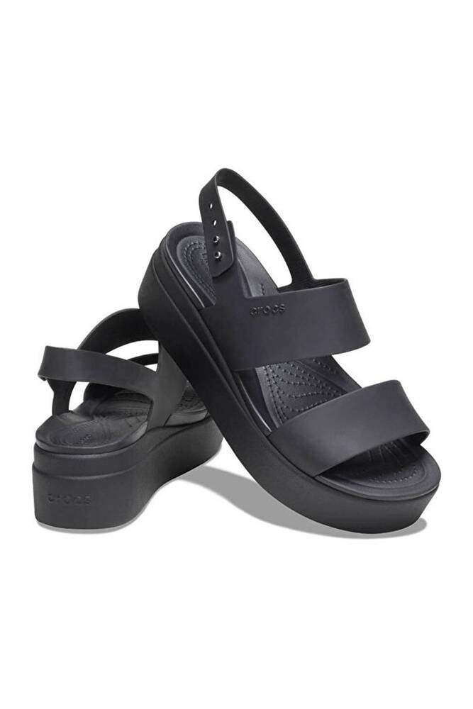 Kadın Crocs Brooklyn Low Wedge Terlik 206453_060 Siyah 