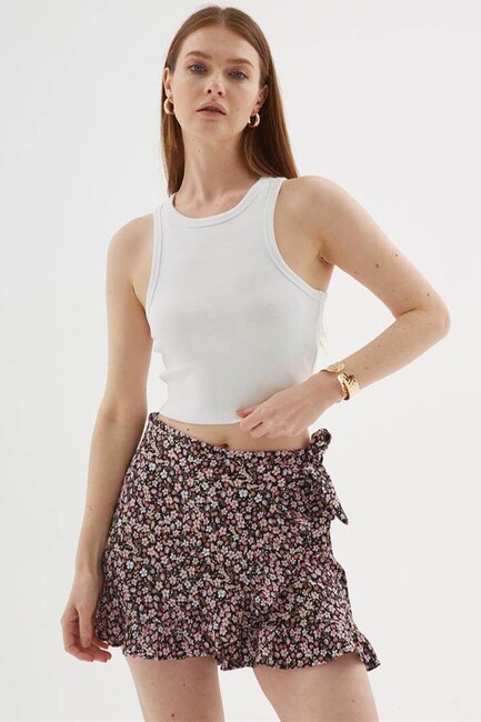 Kadın Crop Atlet 25Y0033K1 Beyaz (1)