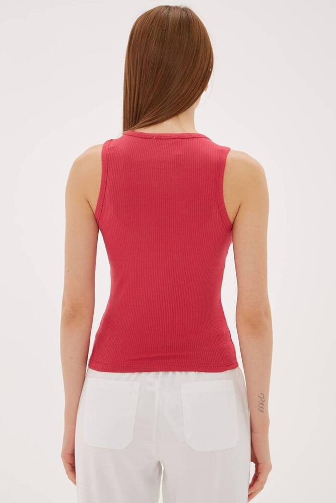 Kadın Crop Atlet 25Y0479K1 Mercan 