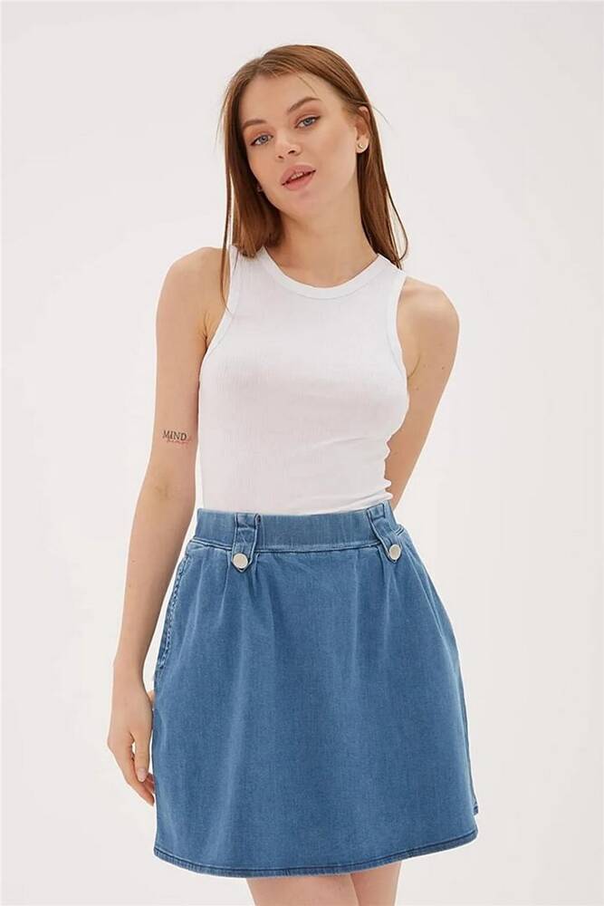 Kadın Crop Atlet 26Y0479K1 Beyaz 