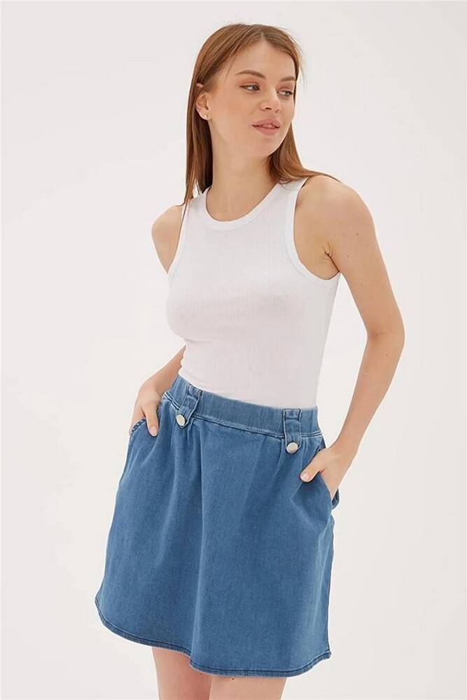 Kadın Crop Atlet 26Y0479K1 Beyaz 