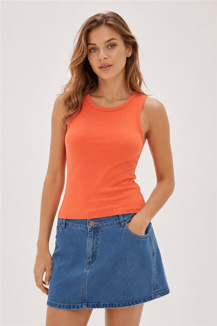 Kadın Crop Atlet 26Y0479K1 Turuncu 