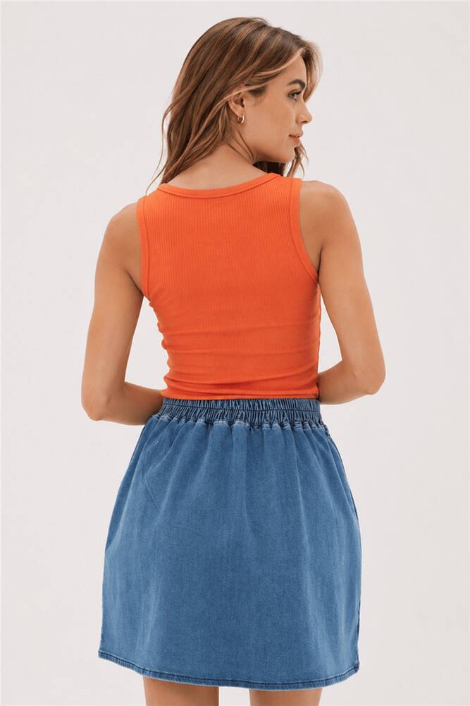 Kadın Crop Atlet 26Y0479K1 Turuncu 