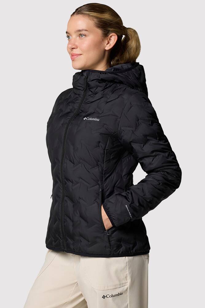 Kadın Delta Ridge II Down Kapüşonlu Kaz Tüyü Mont WK2769_010 Siyah 