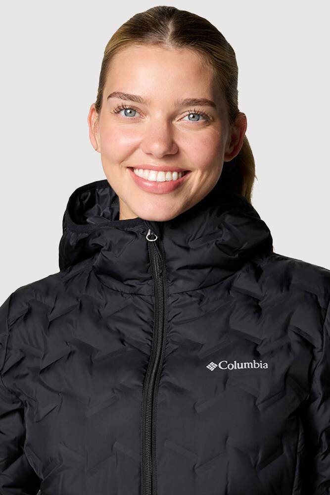 Kadın Delta Ridge II Down Kapüşonlu Kaz Tüyü Mont WK2769_010 Siyah 