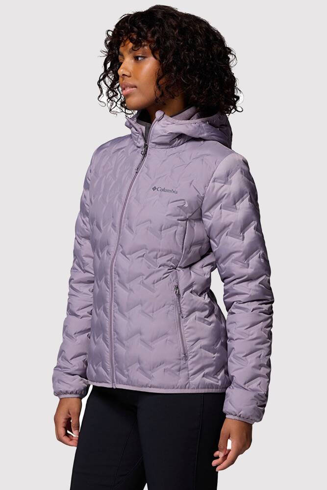 Kadın Delta Ridge II Down Kapüşonlu Kaz Tüyü Mont WK2769_554 Mor 