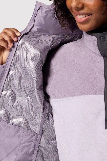 Kadın Delta Ridge II Down Kapüşonlu Kaz Tüyü Mont WK2769_554 Mor - Thumbnail