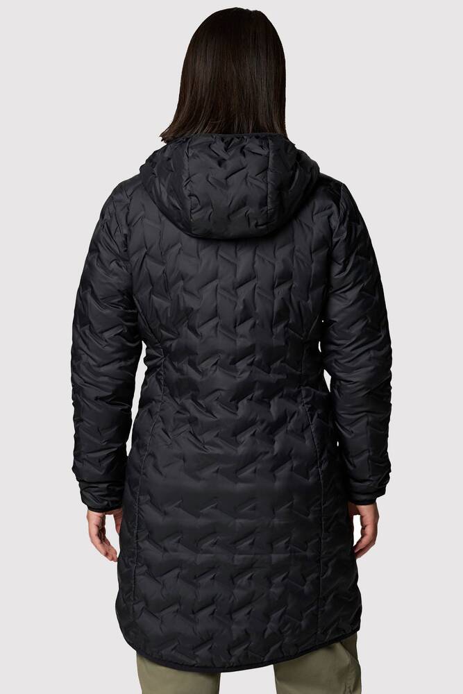 Kadın Delta Ridge II Long Down Kaz Tüyü Mont WK0440_010 Siyah 