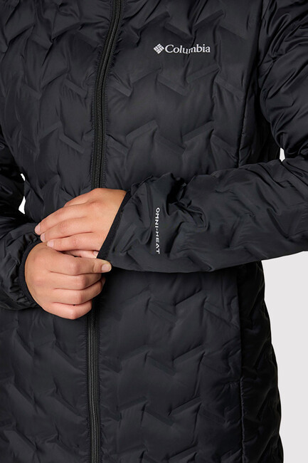 Kadın Delta Ridge II Long Down Kaz Tüyü Mont WK0440_010 Siyah - Thumbnail