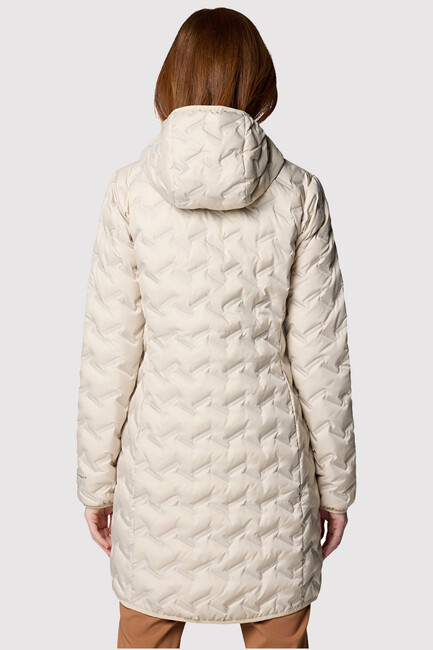 Kadın Delta Ridge II Long Down Kaz Tüyü Mont WK0440_278 Bej (2)