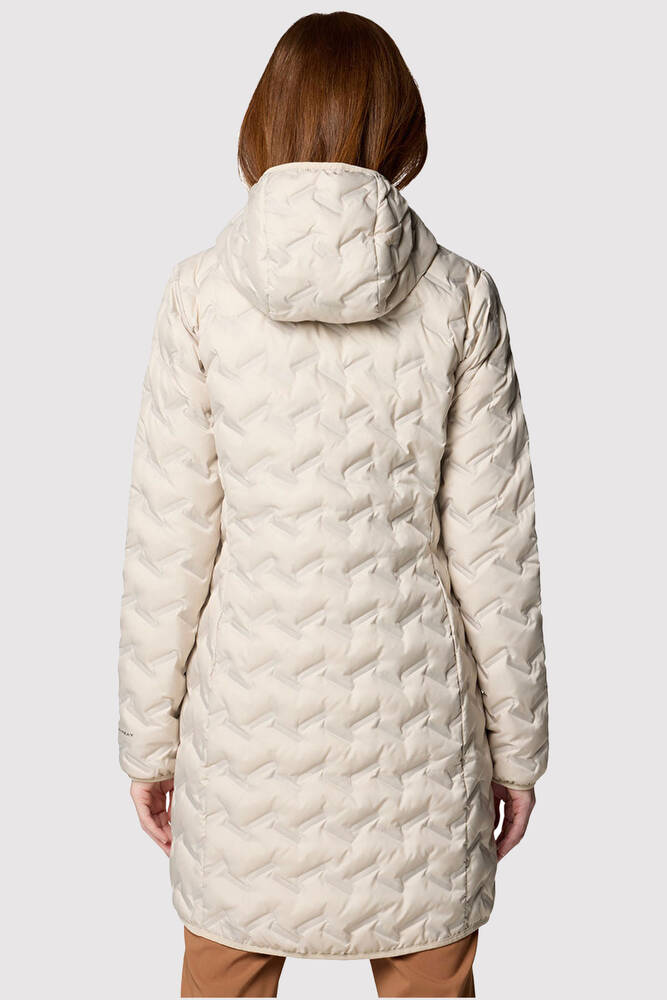 Kadın Delta Ridge II Long Down Kaz Tüyü Mont WK0440_278 Bej 