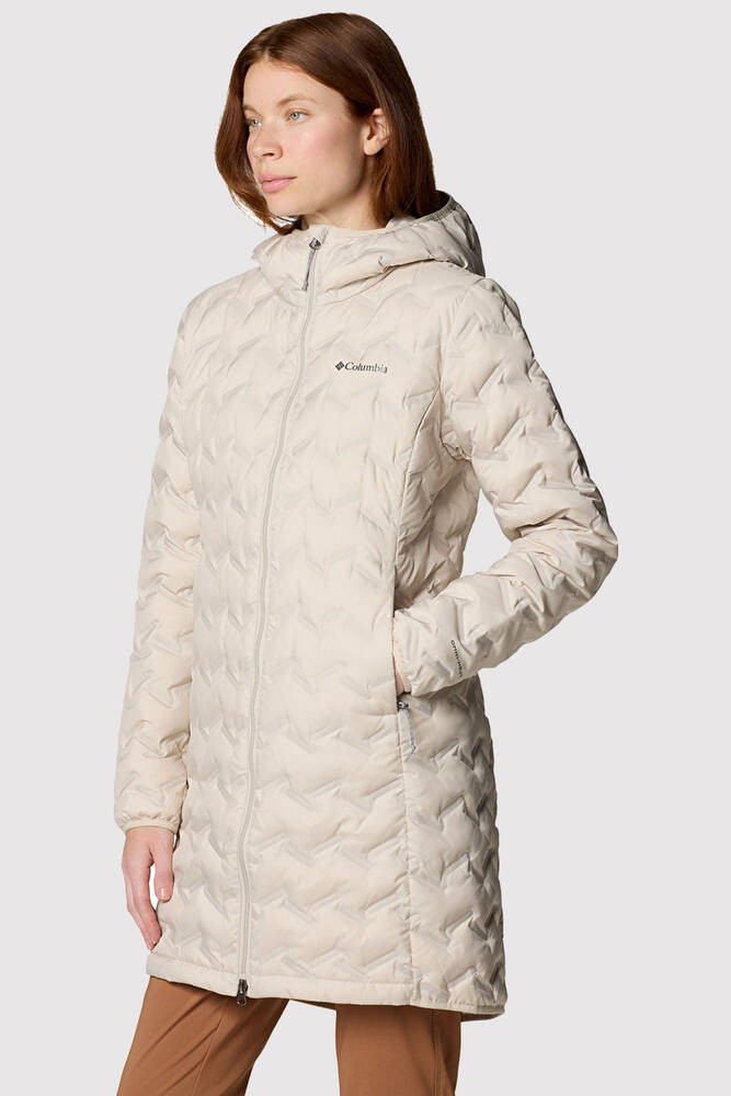 Kadın Delta Ridge II Long Down Kaz Tüyü Mont WK0440_278 Bej 