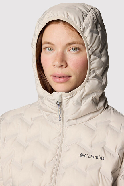 Kadın Delta Ridge II Long Down Kaz Tüyü Mont WK0440_278 Bej - Thumbnail