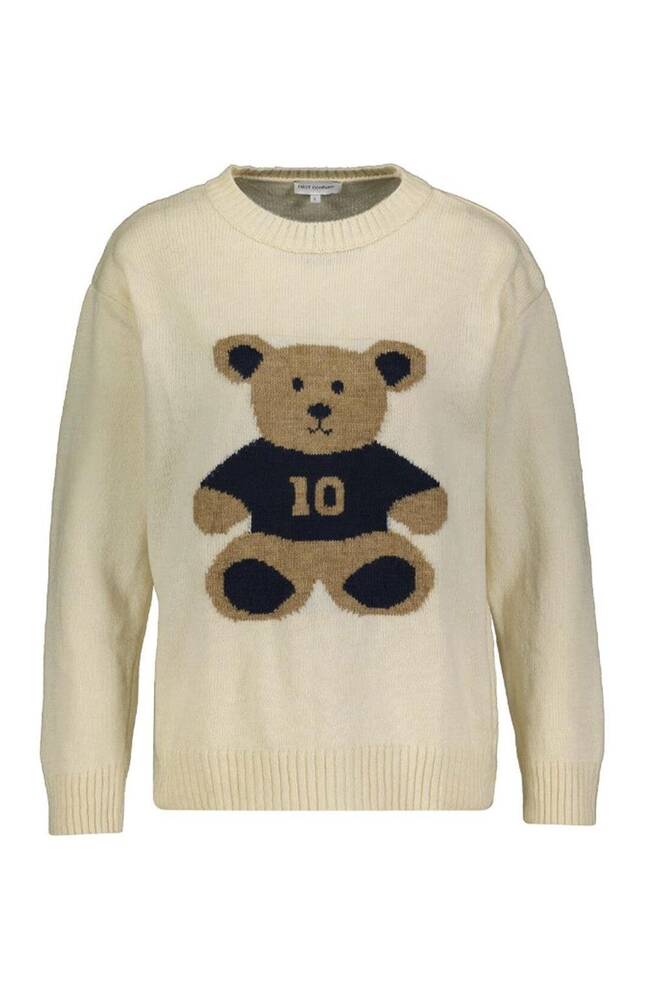 Kadın Desenli Kazak 25K0120K1 Bej 