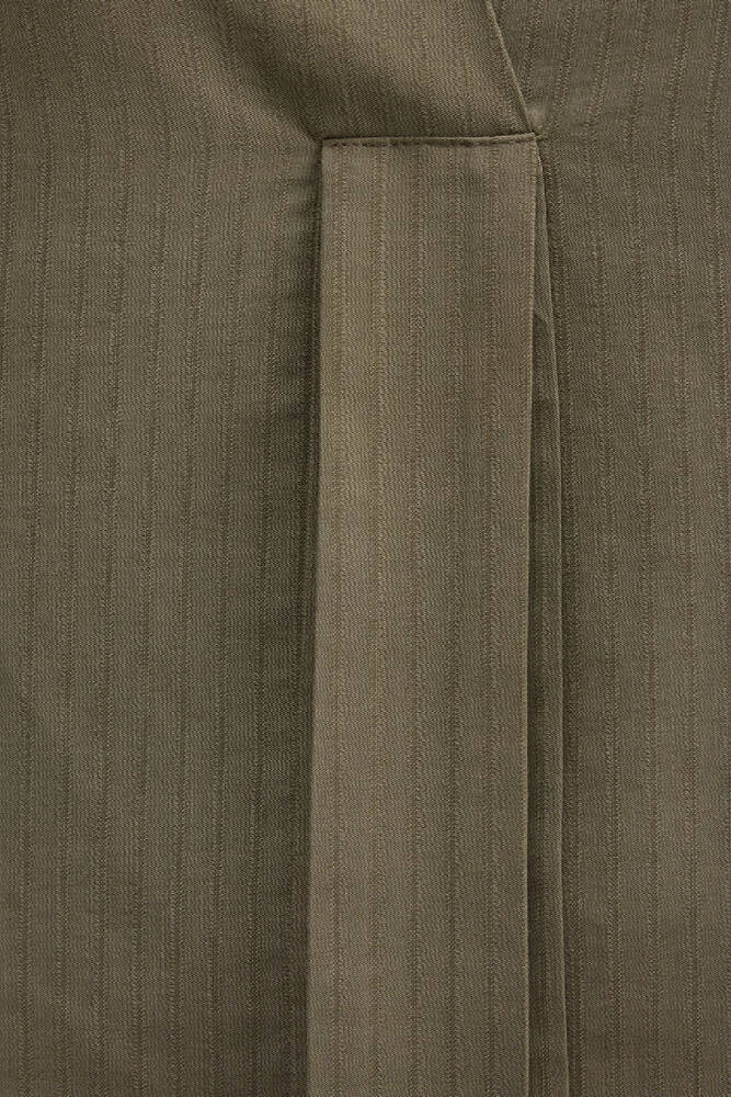 Kadın Dokuma Bluz 1211423-87538 Haki 