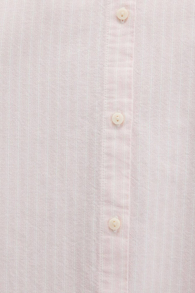 Kadın Dokuma Gömlek 1211420-91459 Pembe 