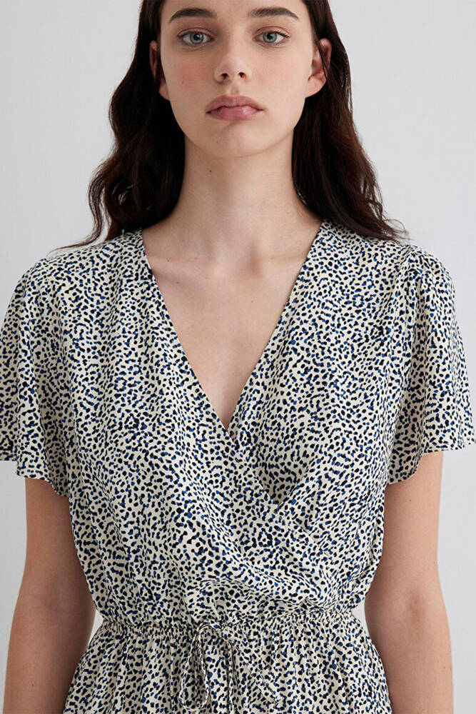 Kadın Dokuma Mini Elbise 1310678-90790 Siyah 