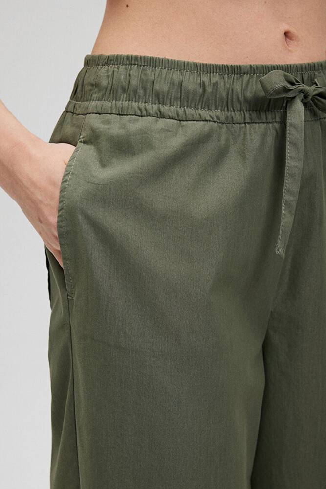 Kadın Dokuma Pantolon 1010425-71559 Yeşil 