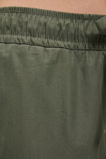 Kadın Dokuma Pantolon 1010425-71559 Yeşil - Thumbnail