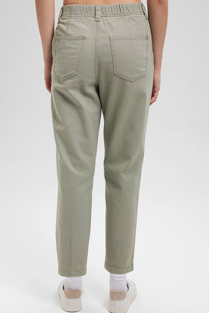 Kadın Dokuma Pantolon 1010649-71484 Haki 
