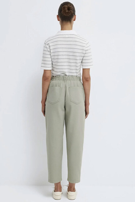 Kadın Dokuma Pantolon 1010649-71484 Haki (1)