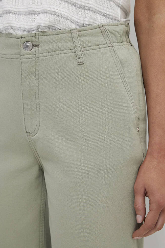 Kadın Dokuma Pantolon 1010649-71484 Haki 