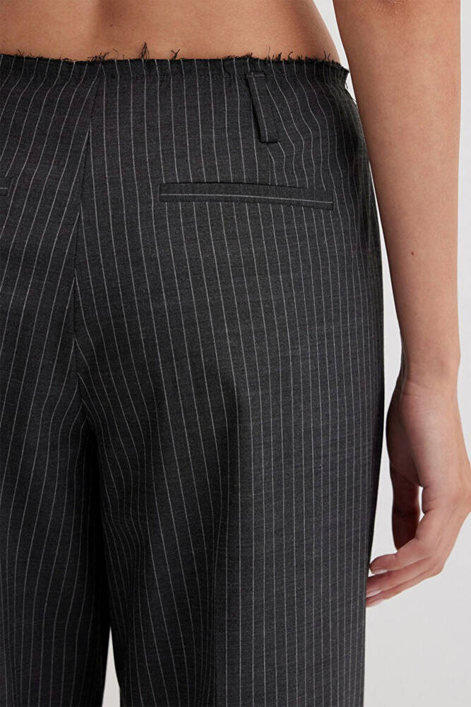 Kadın Dokuma Pantolon 1011129-89329 Gri 